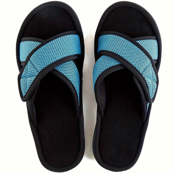 Nye modeller Herre Luksus Åben Tå Sandaler - Komfortabel Justerbar Rem, Premium Memory Foam, Ultra-Åndbar & Fjervægt - Perfekt til Indendørs Re
