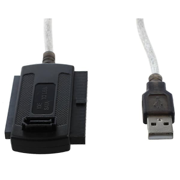 Ny USB 2.0 til IDE SATA S-ATA/2.5/3.5 Adapterkabel (Adapterkabel)