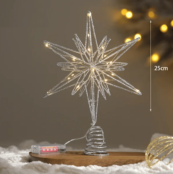 Juletræsstjerne til juletræspynt