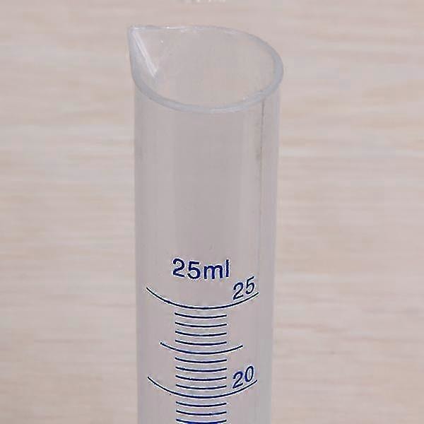 25 ml Transparent Gradueret Måleglas i Plast