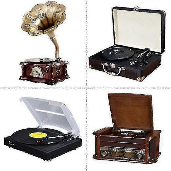 4 kpl Levysoittimen Neulan Vaihtoneuloja Levysoittimelle Lp Crosley Ion Jensen 1byone Phonograph Re Xxf