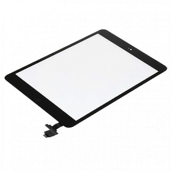 Berøringsskjerm Glass Replace + Ic Chip + Hjemknapp For Ipad Mini 1 2 Svart