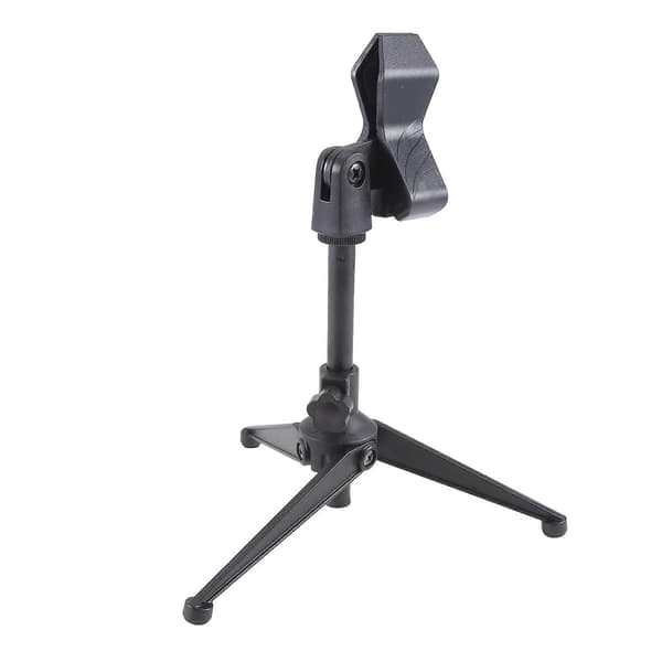 Mikrofonstativ Bordstativ Mikrofonstativ til DJI Mic/Moma/Rode Go/Relacart Trådløs Mikrofon Black