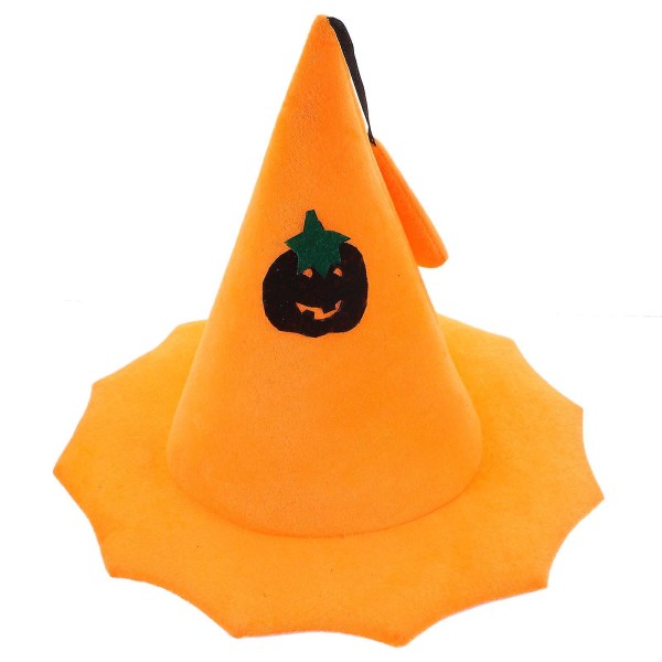 Halloween Græskar Hat Hekse Hat Prop Halloween Cosplay Hat Halloween kostume tilbehør