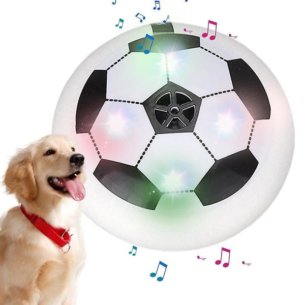 Hover Fodbold Børnelegetøj Aktiv glideskive Hoverball Fjernbetjening Flydende fodbold med LED-lys Hundetræningslegetøj with light music