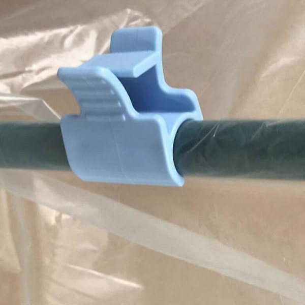 10-pack Rörklämmor för Fixering av Växthusfilm Nät Tunnelbåge Klämmor