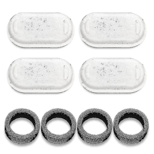 8st Kat Vattenfontän Filter Hundfontän Filter Ersättning För 67oz/2l Djur Vattenfontän Stai