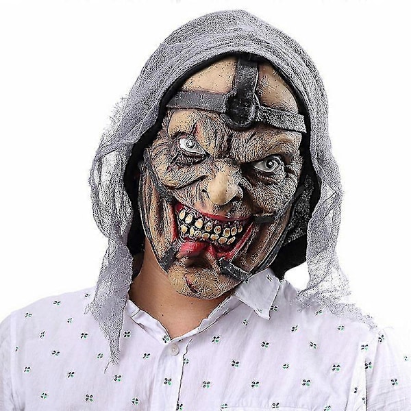 Vuxen Skräck Ond Realistisk Latex Mask Cosplay Kostymtillbehör
