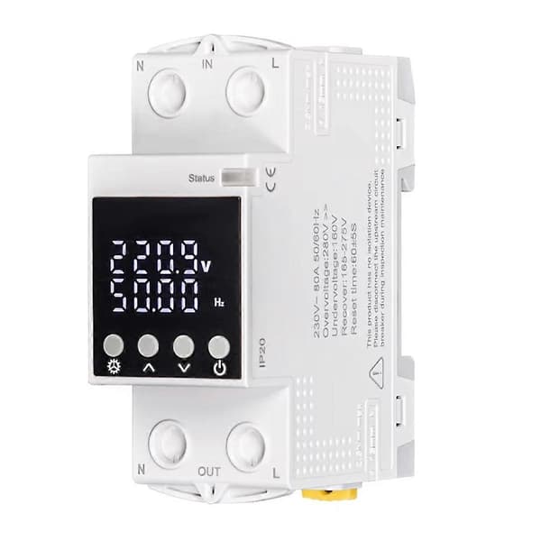 Tuya WiFi 80A Smart Strömbrytare med Appkontroll & Brandsäker