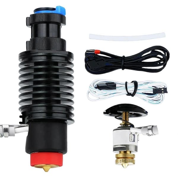 For E3D Revo Hotend Kit Radiator Messingdyse Keramisk Varmeelement