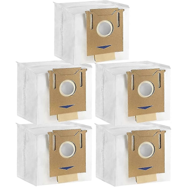 5 Pakke Støvsugerposer til Ecovacs Deebot Ozmo T8, T8 Aivi, T8+ T8 Aivi+, T8max, N8 Pro Plus/n8 Pro, N8+ Plus, N8 Pro+, T9 Aivi T9 Pro T9 Max Dx93, Ddx96, F