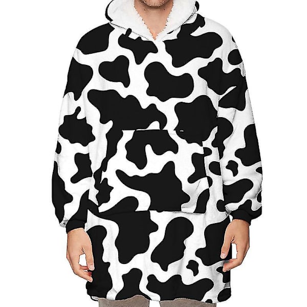 Voksen Model Hættetrøje Tæppe Super Blød Varm Bærbar Tæppe Hættetrøje One Size style 6