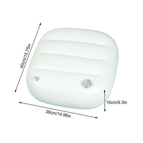 Uppblåsbar badkar Booster Pad Spa och Hot Tub Booster Seat Pad Hot Tub Booster Seat Pad Badkarskudde Vattentät massagekudde