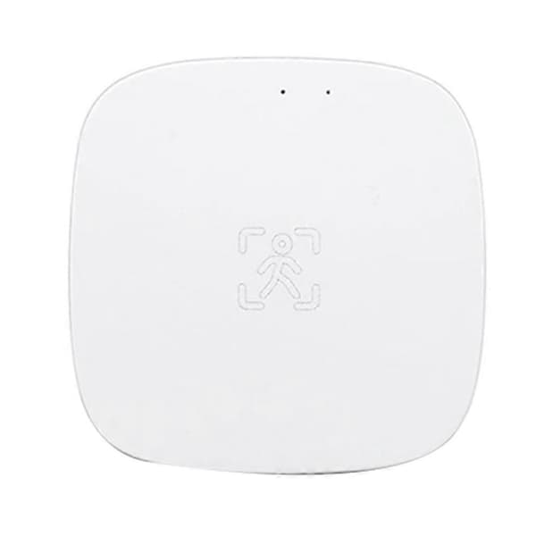 Tuya WiFi mmWave tilstedeværelsessensor med luminans mikrobølgeradarregistrering PIR bevægelsessensor vægmontering White