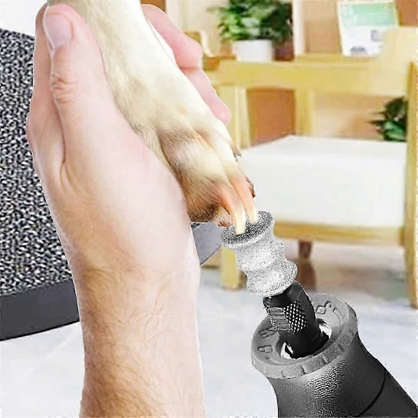 Hund Nagel Slipmaskin Bits Tillbehör för ,Roterande Nagel Slipmaskin Bits för Stora Mellanstora Små Hundar Katter Nageltrimning 2st -X