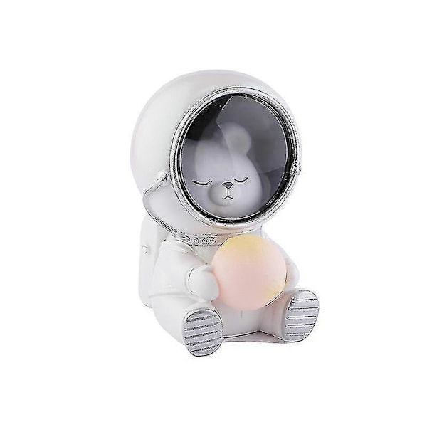 Astronaut LED Nattlamper, Stjerneklar Himmelen Astronaut Jord Nattlys, LED Dekorativ Soveromslampe T