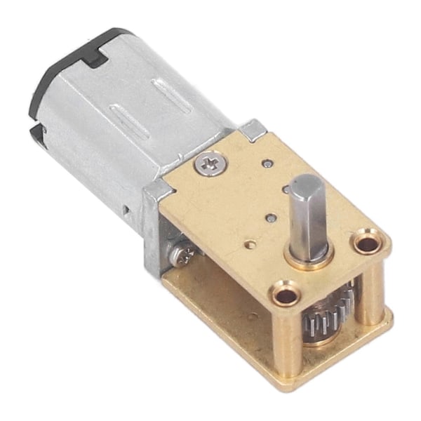 DC Växelmotor 6V Turbo Snäckväxelmotor Enkel Axel 68RPM för Maskinbyte 1:118 Utväxling