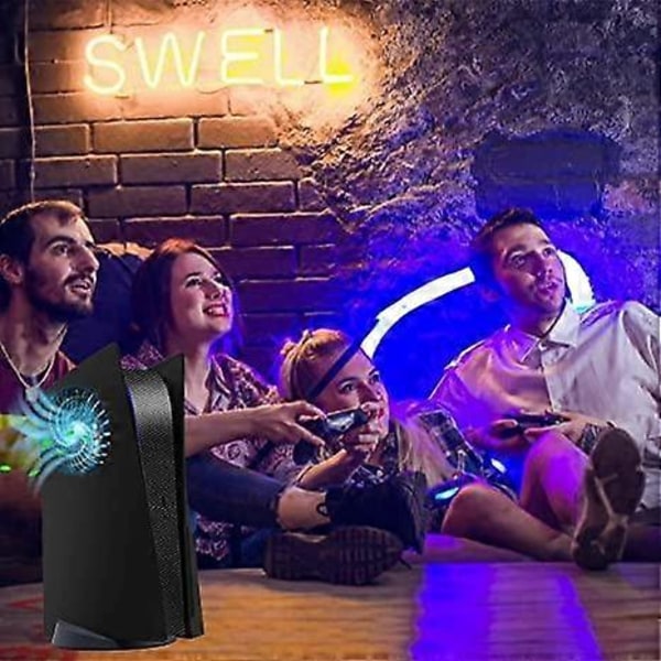 PS5 Plader med Ventilationsåbning, Grå Camouflage PS5 Plader med Sort PS5 Mellemskin, Hård ABS Stødsikker PS5 Udskiftningsskal Anti-ridse PS5 Dækplader