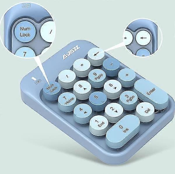 Trådløst Numerisk Tastatur Numpad