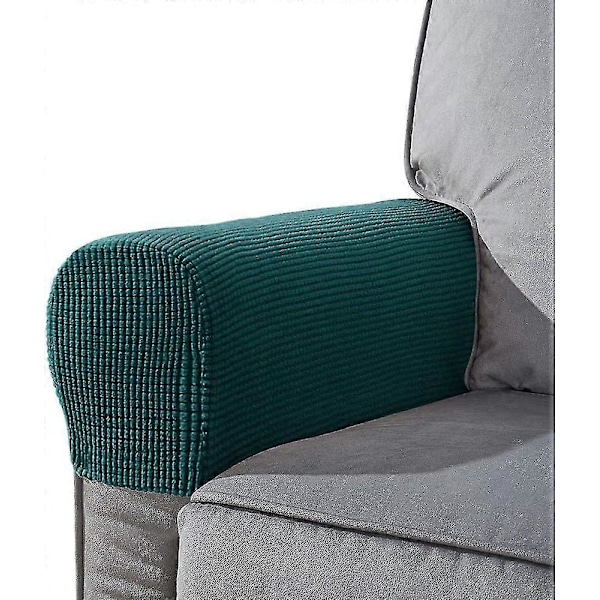 Armlenebeskyttere Sett, Sett med 2 Stretch Lenestoltrekk for Acsergery Armlener, Spandex Polyester Sofa Arm Gave