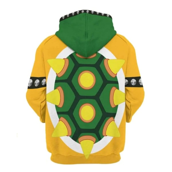 2023 Ny Super Mario Bros. Toad Character COSPLAY Fashion 3D Sweatshirt Hættetrøje style 2 S