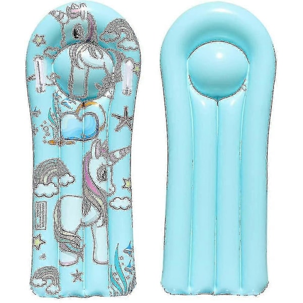 Sommar Uppblåsbar Poolflotte, Flytande Rad för Pool, Uppblåsbar Madrass, Uppblåsbar Surfbräda för Barnpool