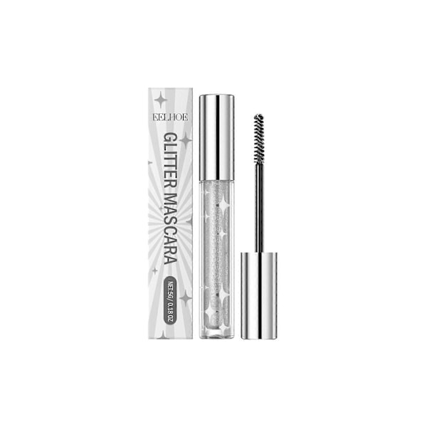 Glitter Mascara | Langtidsholdbar Krøllet Glitter Mascara | Space Diamond Mascara | Skys High Glitter Mascara Vandtæt & Svedafvisende