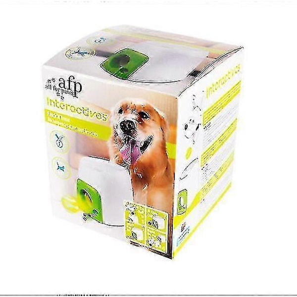 Automatisk Hundefodboldkastmaskine - Tennisboldkaster Automatisk Til Små Hunde Og Mellemstore Hunde Eller Interaktivt Legetøj Til Kæledyr Med 1