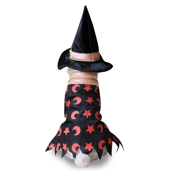 Halloween Pet Knit Sweater Pumpkin Transforms Wizard Pet Tøj Style 3 S