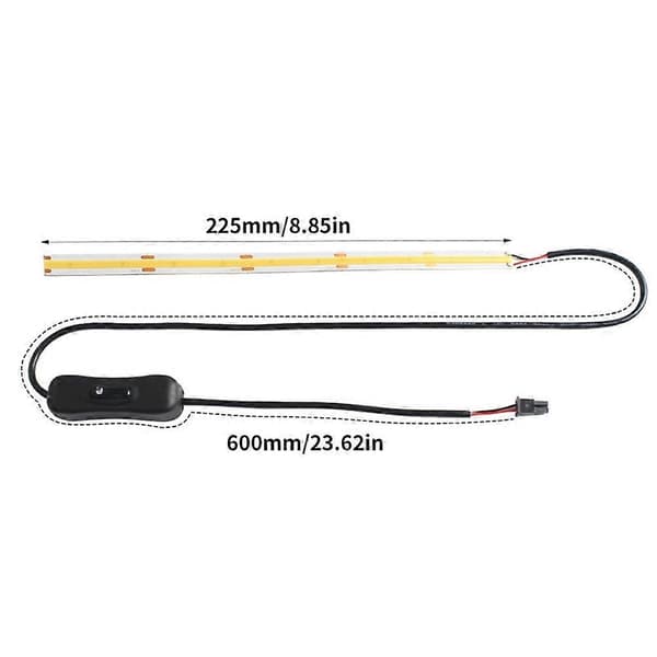 Til Bambu Lab A1 MINI Super Bright Led Ra95 24V Fyldlys LED til Bambu Lab 3D-printer Black