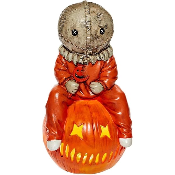 Pumpkin Knight Statue Halloween dekorasjonsstatue