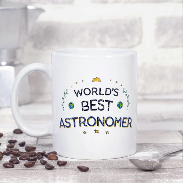 Astronom Krus Verdens Beste Morsomme Gave til Kolleger Keramisk 330ml Krus