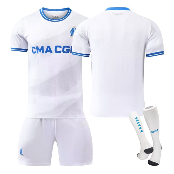 23-24 Marseille hjem ny fotballdrakt barnas student treningsdress jersey sportsklær no number 20