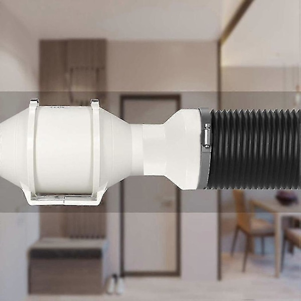 Ventilationsrør Reduceringsadapter Rør Luftkanal Adapter Rørforbindelse Til Inline Ventilationssystem