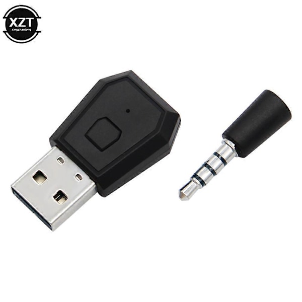 Ny Bluetooth-dongle til PS4 3,5 mm Bluetooth 4.0+EDR USB-adapter USB-adapter til PS4 stabil ydeevne Bluetooth-headset