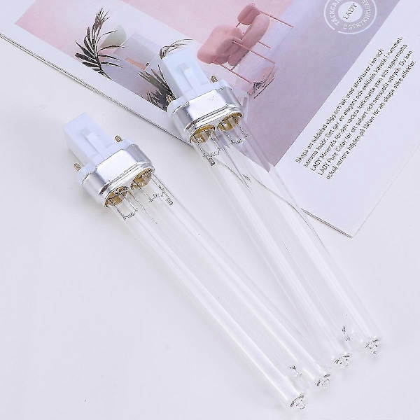 2 stk. 11W Ultraviolet UV Desinfektionslyslamper UV Steriliseringslys Pærer til Sterilisator Akvarium (G23 Lampesockel)