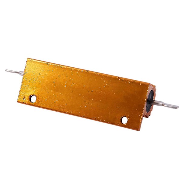 2x Guld Aluminium Beklædt Effektmodstand Modstand 100w, 8 Ohm 8r