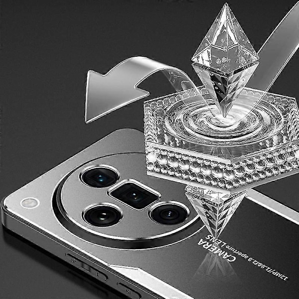 Iskunkestävä alumiiniseoksesta valmistettu suojakotelo Oppo Find X7 5G -puhelimelle