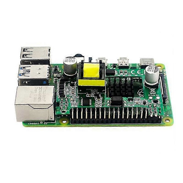 til 4B 3B+ Ethernet POE Strømforsyningsmodul POE HAT Udvidelseskort med Køleplade