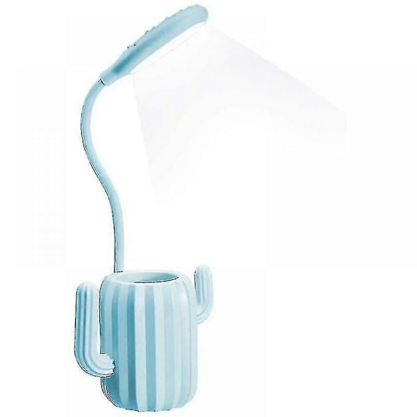 Leveres med pose, barnas skrivebordslampe, svanehals sengelampe med berøringsbryter (blå, 1 stk)