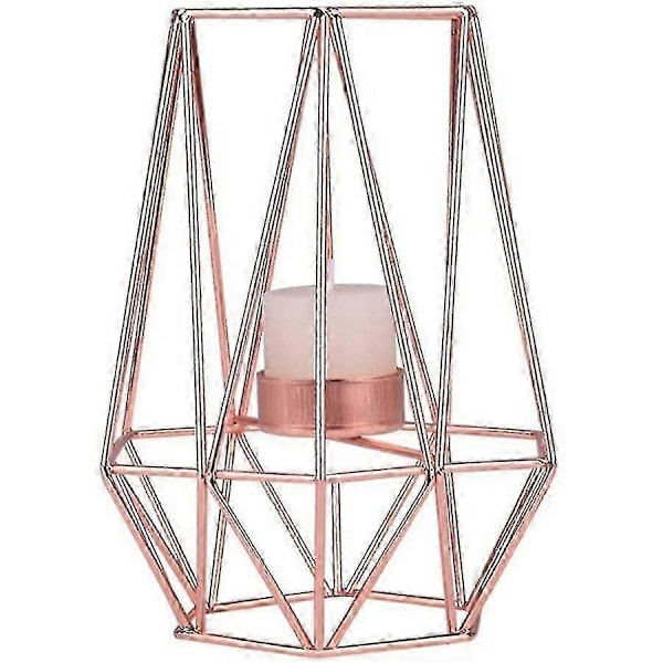 Metall Ljusstakar Geometriska Ljusstakar Ljuslykta Bordsdekoration