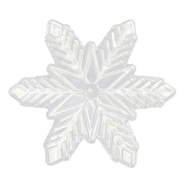 DIY Snowboard Stomp Pads Snowboardmåtte Snefnugform til vintersne Is Ski Snowboards Stomp Pads Hvid White