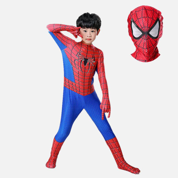 Barne Halloween-kostyme-kompatibel superhelt-kostyme dresser Barnefest Cosplay 3d-stil beste gaver 1 110CM