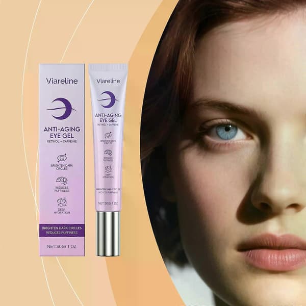 Anti-aging øjengel 30g Retinol & Koffein Formel, lysner mørke rande, reducerer 3pc