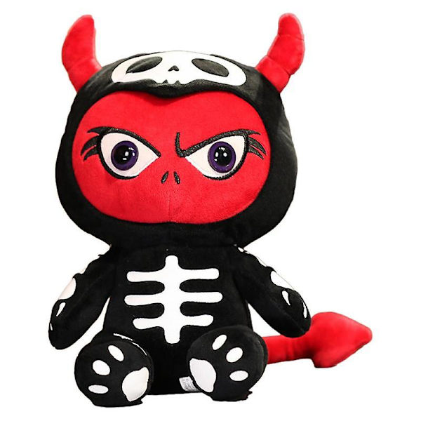 Uusi tumma sarja kauhunukke pehmolelu Little Devil Pehmo nukke pehmolelu kodin sisustukseen Tyyny Pojat Tytöt Pehmolelut Halloween-lahjat little devil