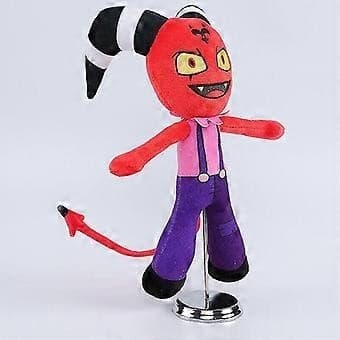 Helluva Boss 2 plysjleker Blitzo Moxxie Millie Loona Monster Devil Dolls 30 cm Red horned devil