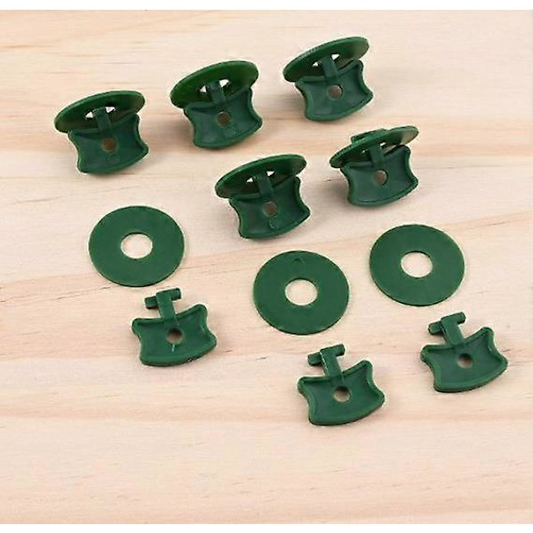 Växthus Twist Clip 100 Set Växthus Fixerings Twist Clips Och Brickor för Aluminium Växthus Isolering Nät Skuggning