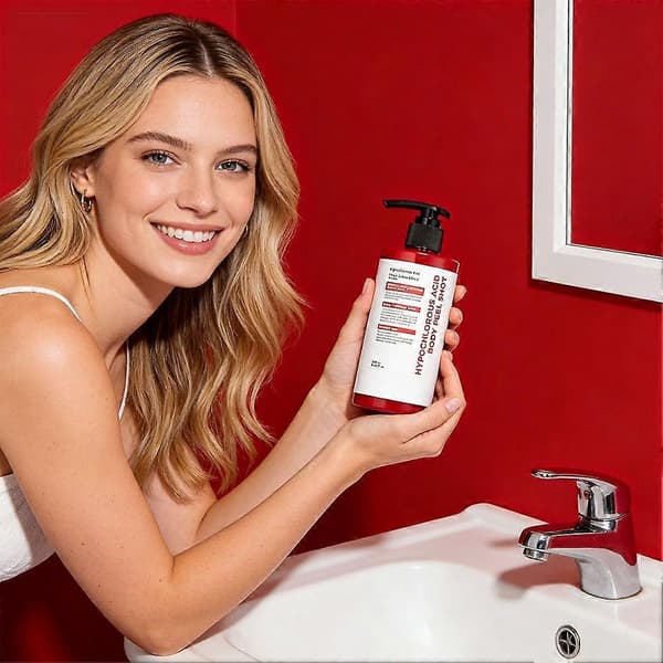 Hypoklorsyra Ris Kroppspeeling Shot Exfolierande Utjämnande Hudtextur Serum