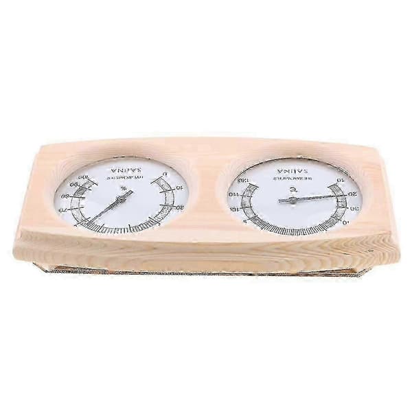 2-i-1 Badsturom Tretermometer Hygrometer Damp Temperatur Fuktighetsmåler