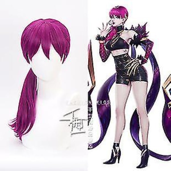 Rask levering Lol League Of Legends Kda Girl Group Evelyn Character Cos Wig Halloween Scene Costume Cosplay Anime Costume Rekvisitter